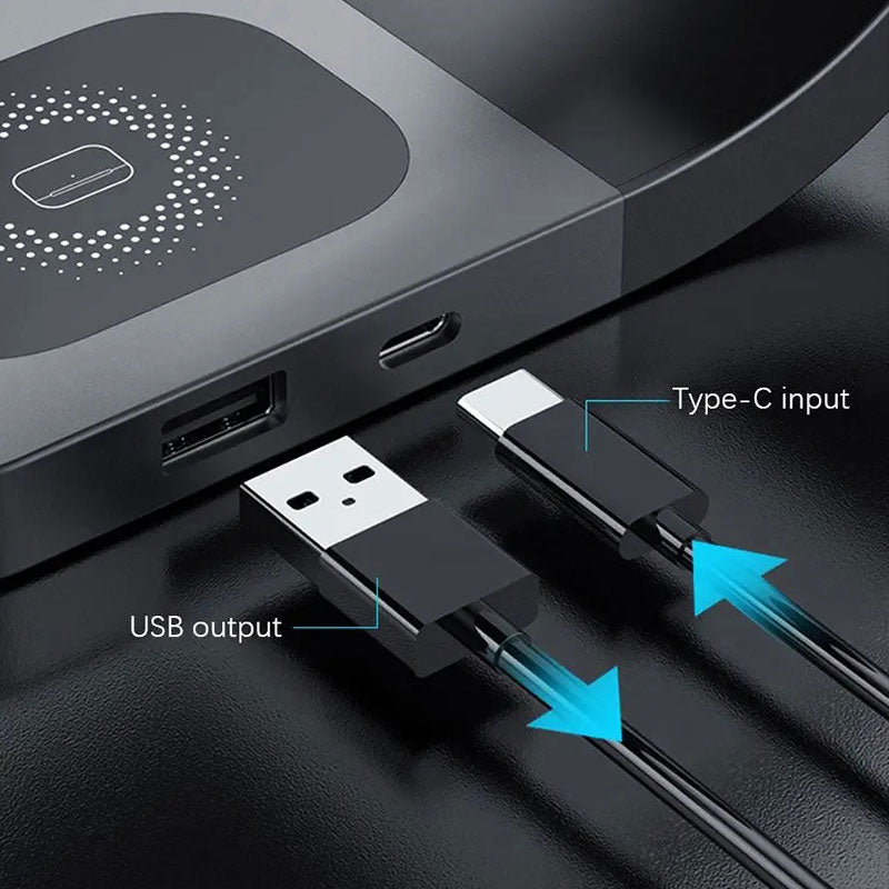 4-in-1-Ladestation für iPhone, Apple Watch und AirPods – Schnelles, sicheres Laden mit MagSafe-Technologie, kompaktes Design 7