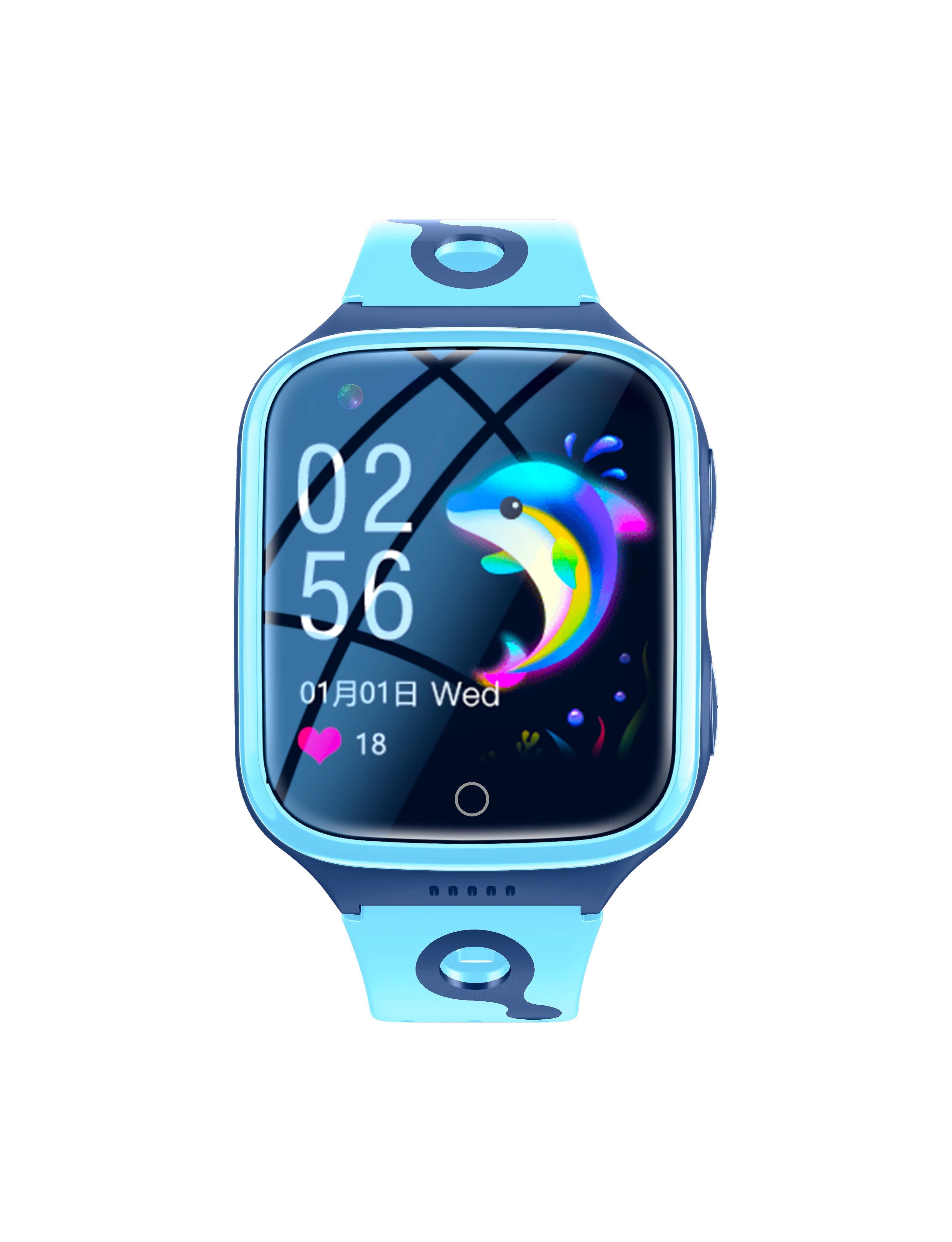 4G GPS Kinder Smartwatch mit HD-Display, IP67 Wasserdicht, 2-Wege-Anrufen – Smartwatch für Kinder und Fitness Tracker 4