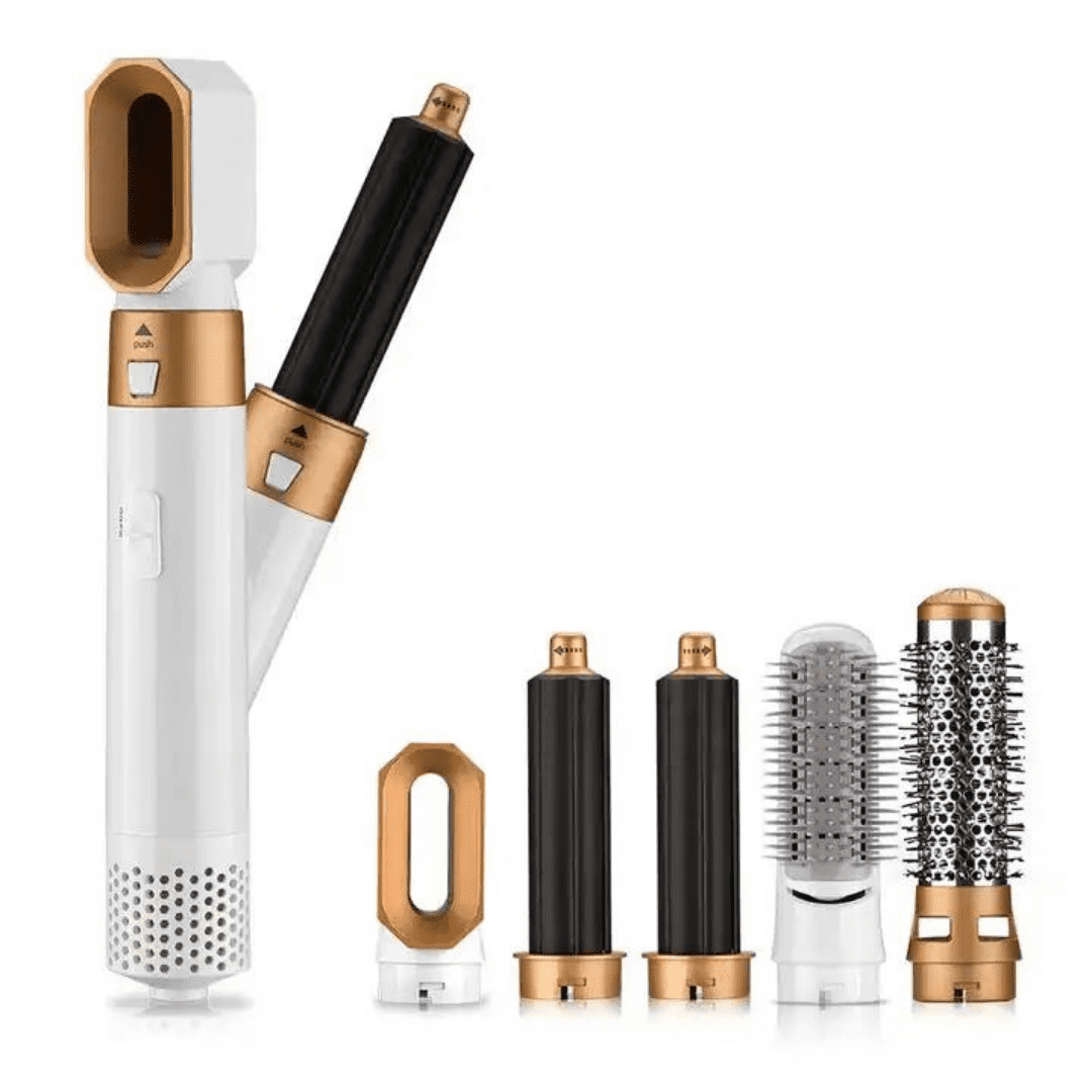 5-in-1 Haarstyler für Locken und Wellen – Sanftes Styling ohne Hitze, Ideal für alle Haartypen 0