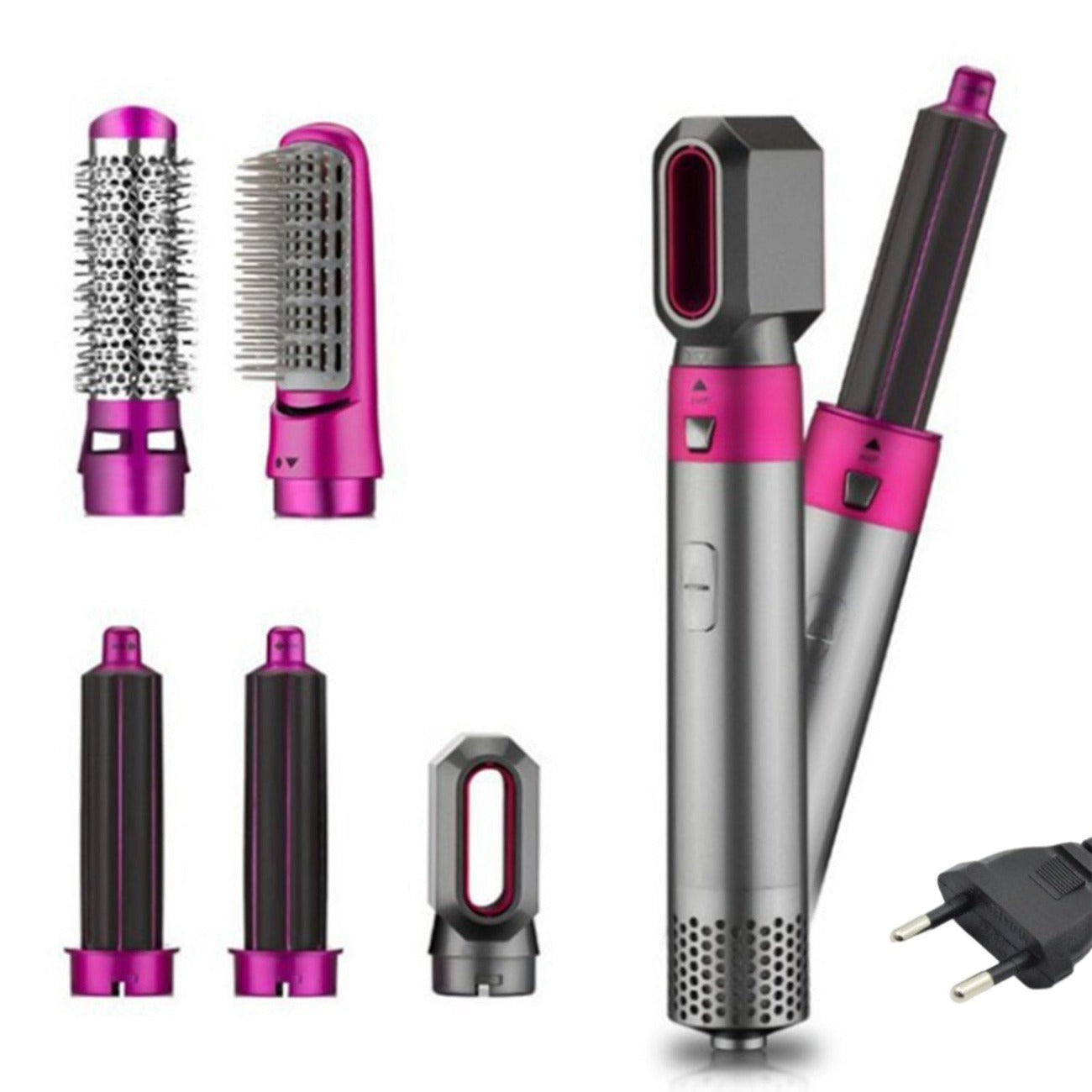 5-in-1 Haarstyler für Locken und Wellen – Sanftes Styling ohne Hitze, Ideal für alle Haartypen 1