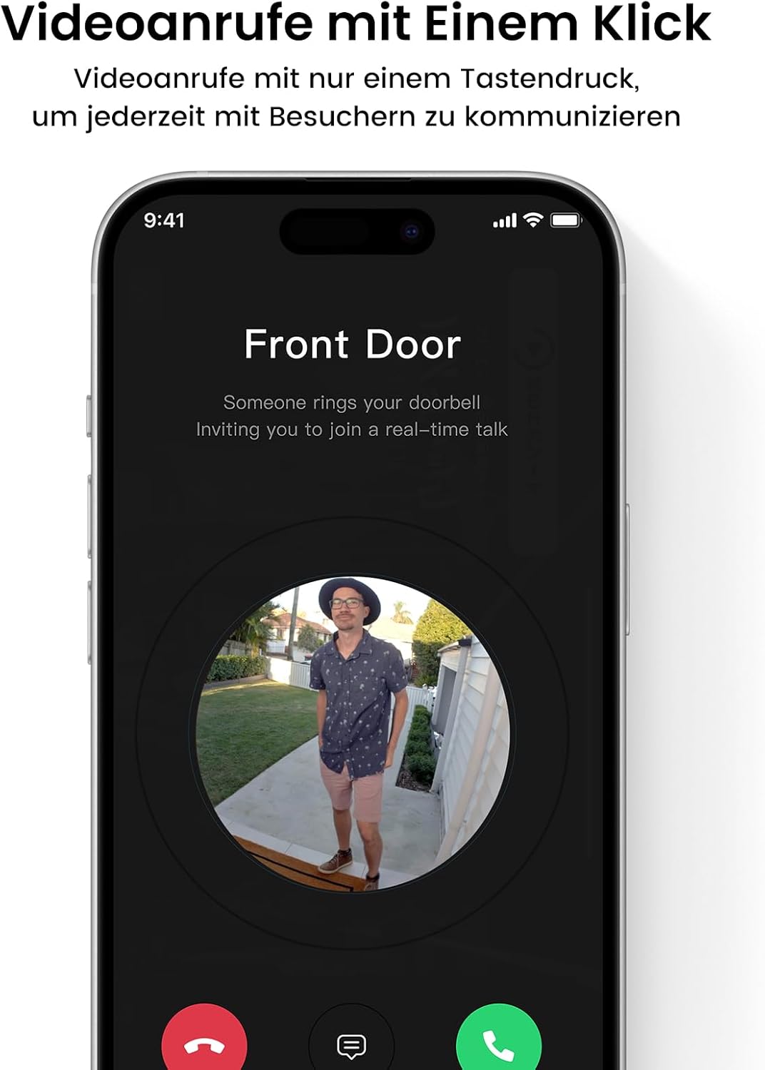 OASU | Kabellose Video-Türklingel 2K HD