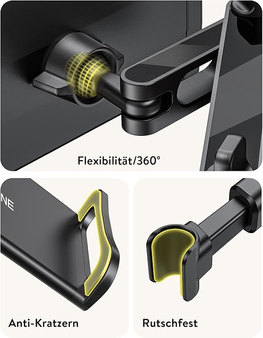 Auto Tablet Halterung für Kopfstütze  360°