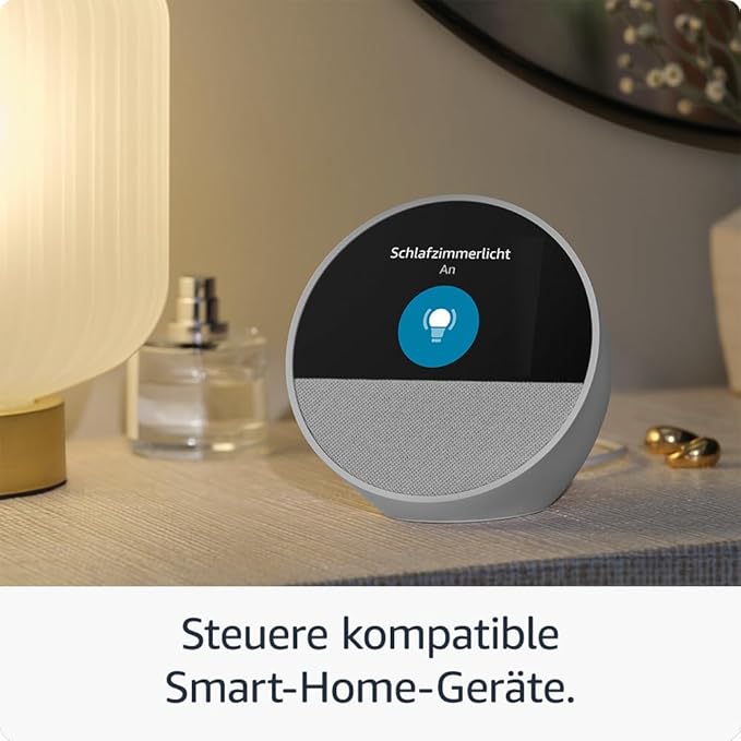Echo | Spot 2024 Smart-Wecker mit Alexa, Farbe Blau
