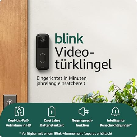 BlinkGuard | Türklingelständer Anti-Diebstahl Weiß