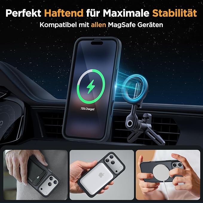 ClearGuard | Stoßfeste Handyhülle für iPhone Magsafe Laden