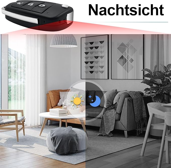ANGMI | Mini Autoschlüssel Bodycam 1080P HD