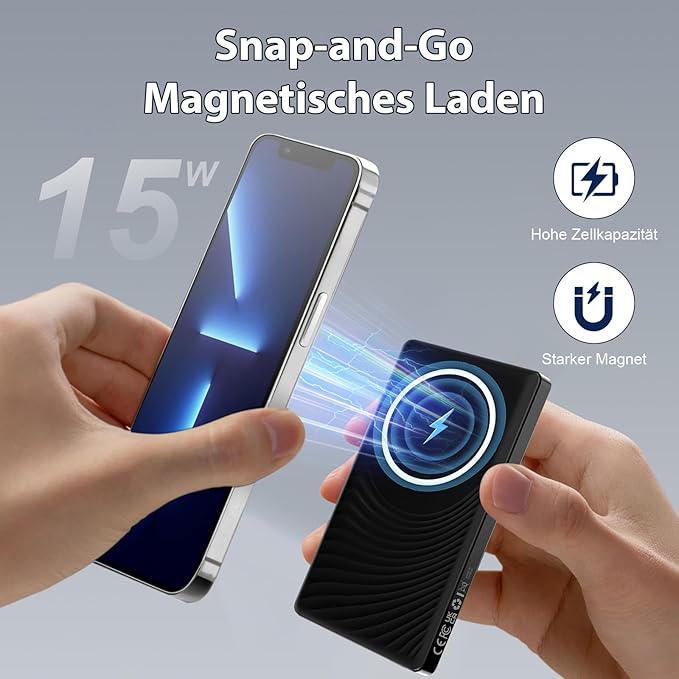 Ivrok | Powerbank 50.000 mAh Kabellos