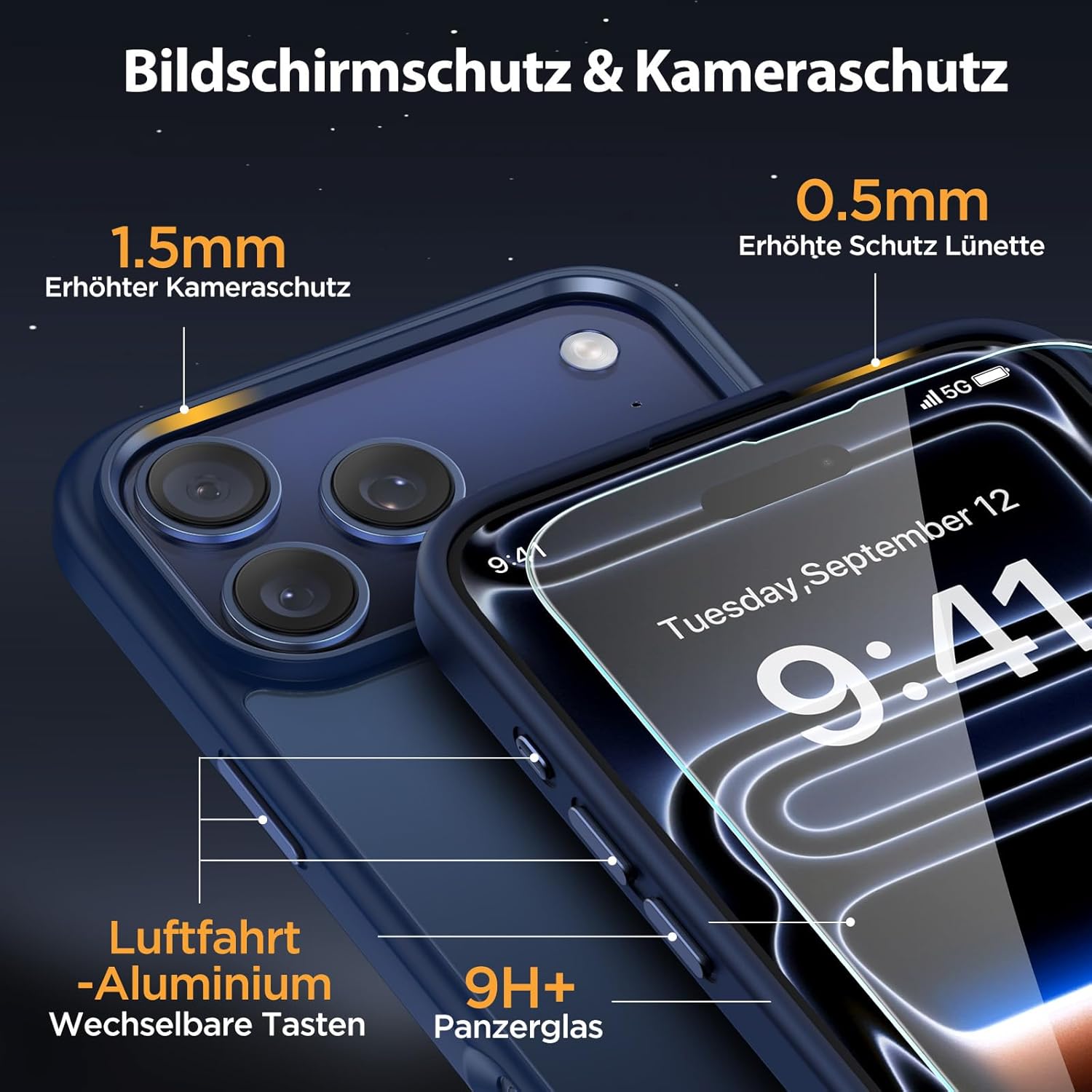 ClearGuard | Stoßfeste Handyhülle für iPhone Magsafe Laden