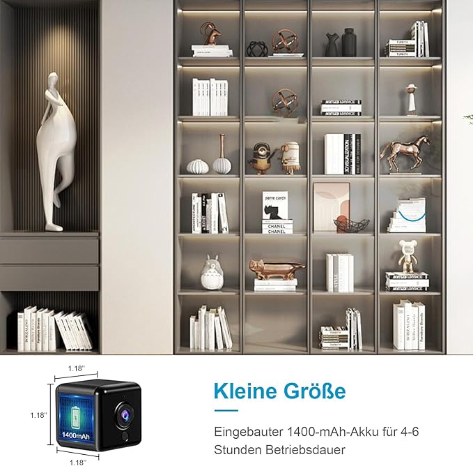 SecureCam | Außenkamera 1080P mit Bewegungsmelder