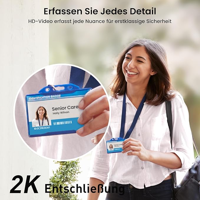 OASU | Kabellose Video-Türklingel 2K HD