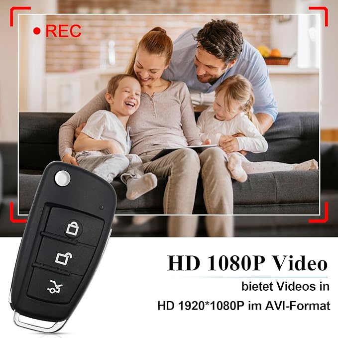 ANGMI | Mini Autoschlüssel Bodycam 1080P HD