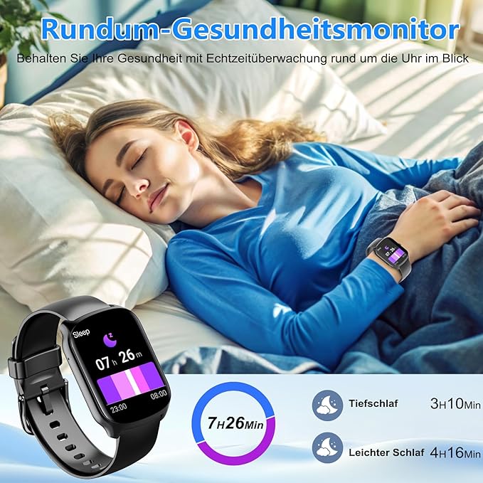 Tempo | Fitness Smartwatch für Herren & Damen
