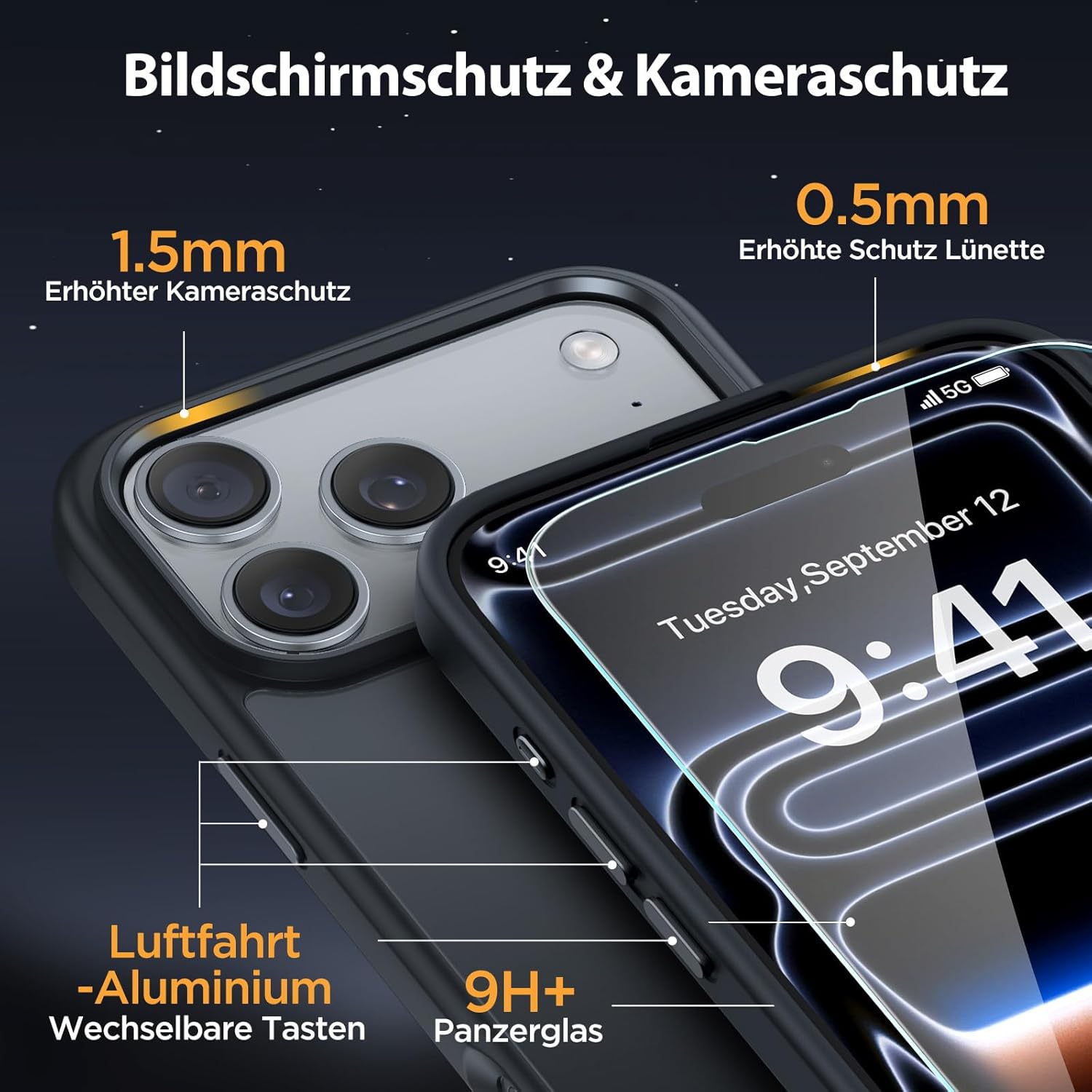 ClearGuard | Stoßfeste Handyhülle für iPhone Magsafe Laden