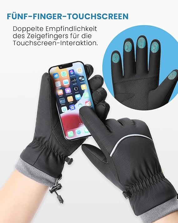 FrostPro | Winterhandschuhe Herren mit Touchscreen