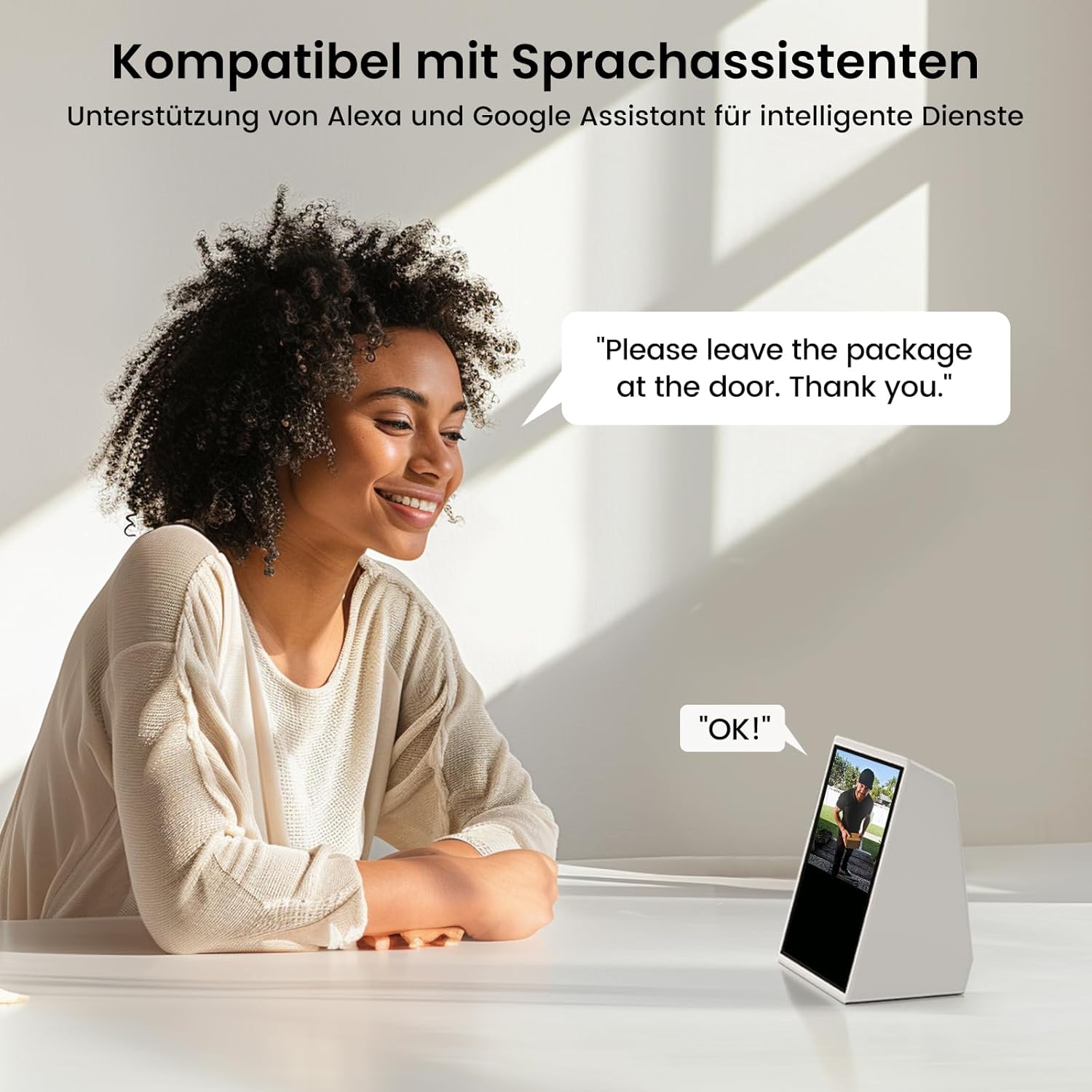 OASU | Kabellose Video-Türklingel 2K HD