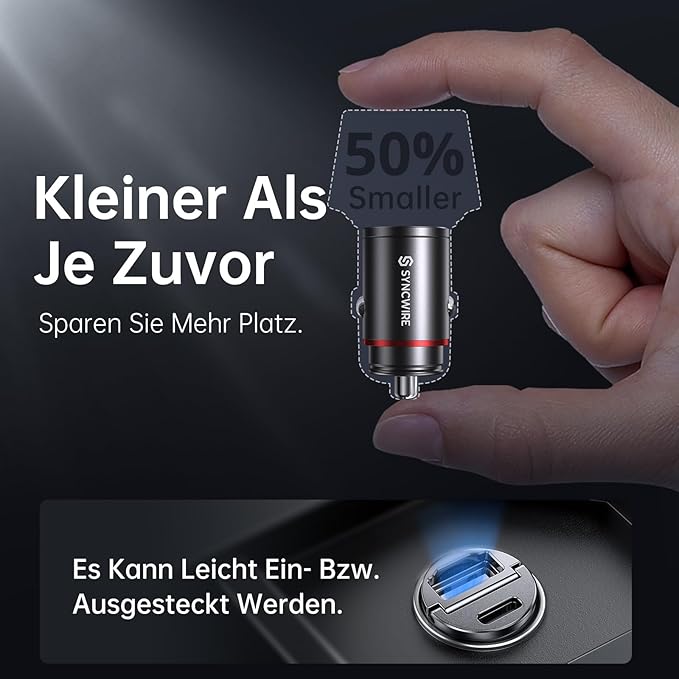 PowerDrive | 45W USB-C Autoladegerät Schnellladung