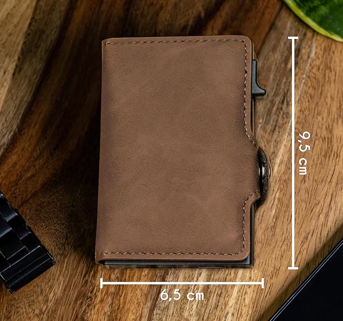 SecureHold | Kartenetui Herren aus Spaltleder