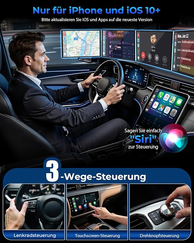 CarLink | Drahtloser CarPlay & Android Auto Adapter
