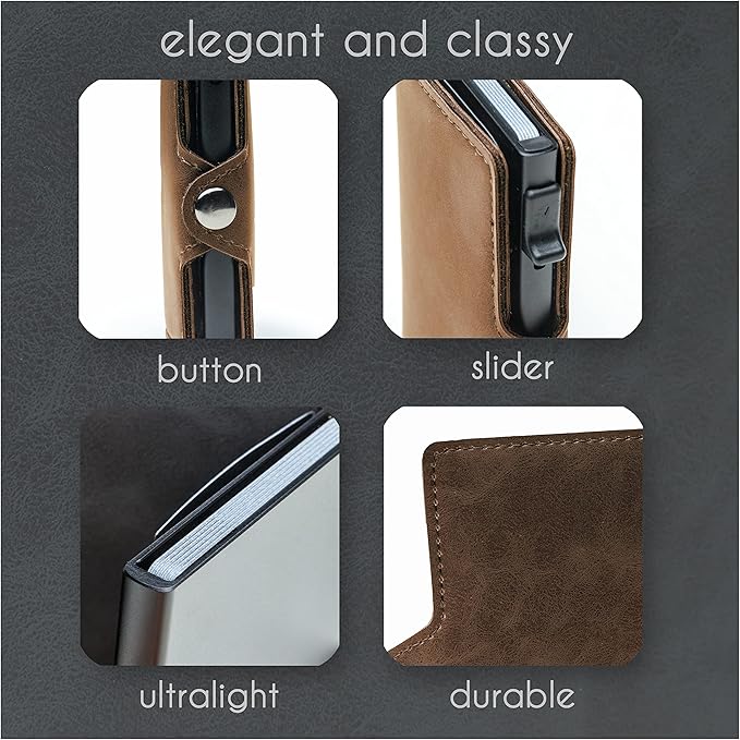 SecureHold | Kartenetui Herren aus Spaltleder