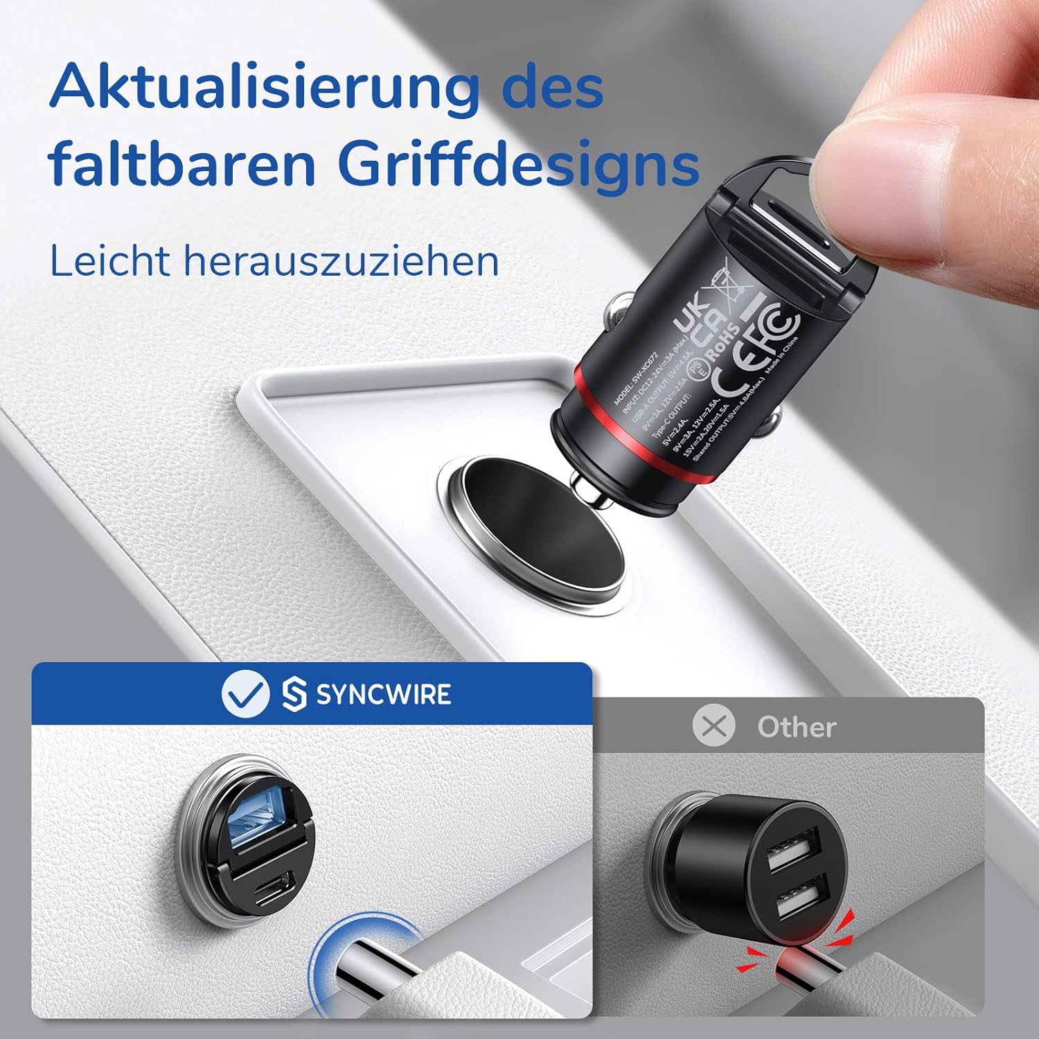 PowerDrive | 45W USB-C Autoladegerät Schnellladung