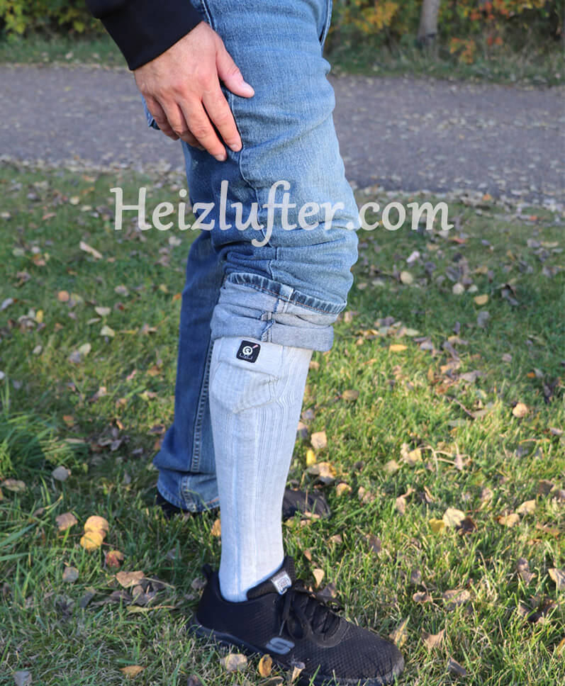 Beheizbare Socken mit Akku - 6 Stunden Heizzeit für kalte Füße 2