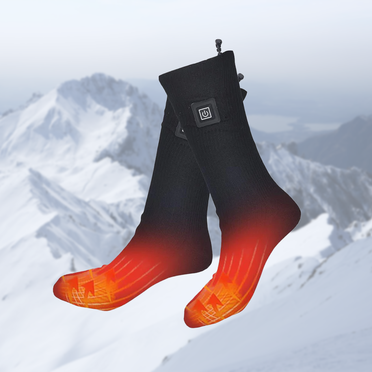 Beheizbare Socken mit Akku - Ergonomische Heizsocken für Komfort 0