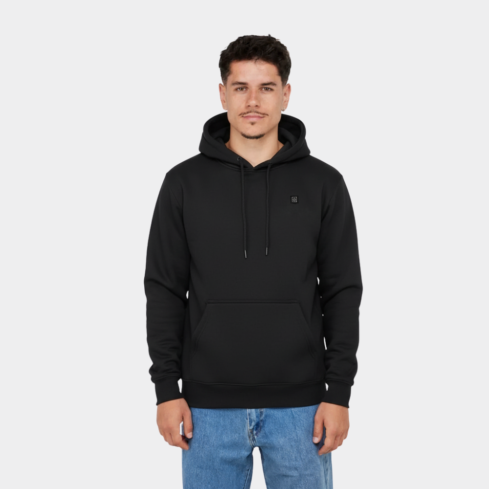 Beheizbarer Hoodie Unisex mit 5 Heizzonen, 3 Temperaturstufen und 16 Stunden Akkulaufzeit – ThermoHoodie™ 2