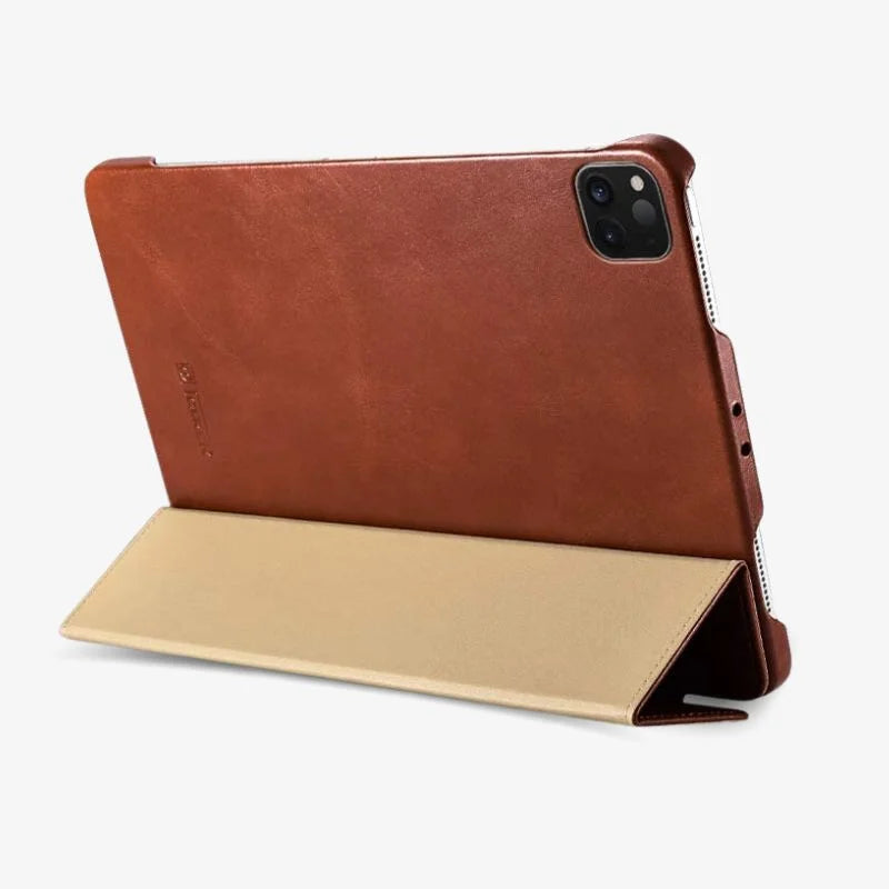 Echtleder Hülle für iPad Pro 11 und 12 – Schlanker Schutz, Präzise Passform, Schwarz 2