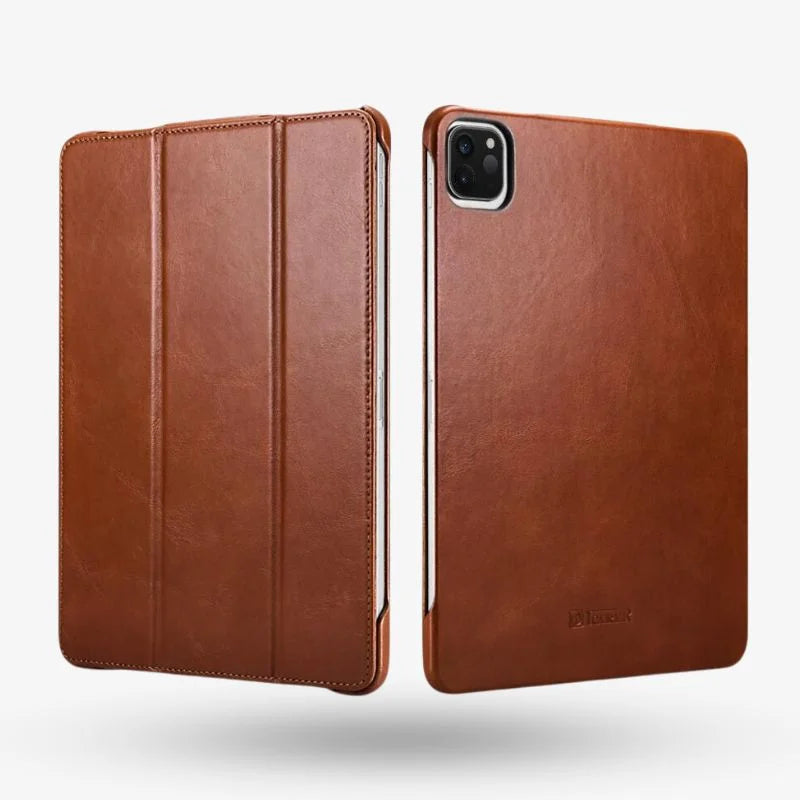 Echtleder Hülle für iPad Pro 11 und 12 – Schlanker Schutz, Präzise Passform, Schwarz 6