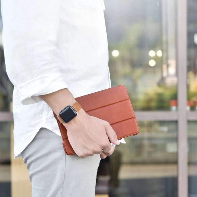 Echtleder Hülle für iPad Pro 11 und 12 – Schlanker Schutz, Präzise Passform, Schwarz 7