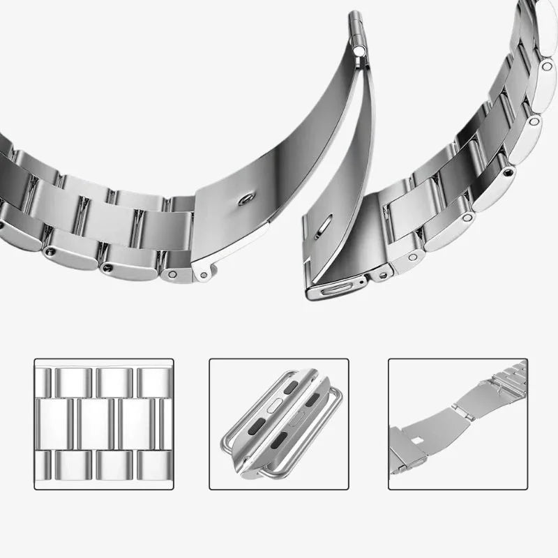 Edelstahl-Uhrenarmband für Apple Watch mit Gehäuse 2