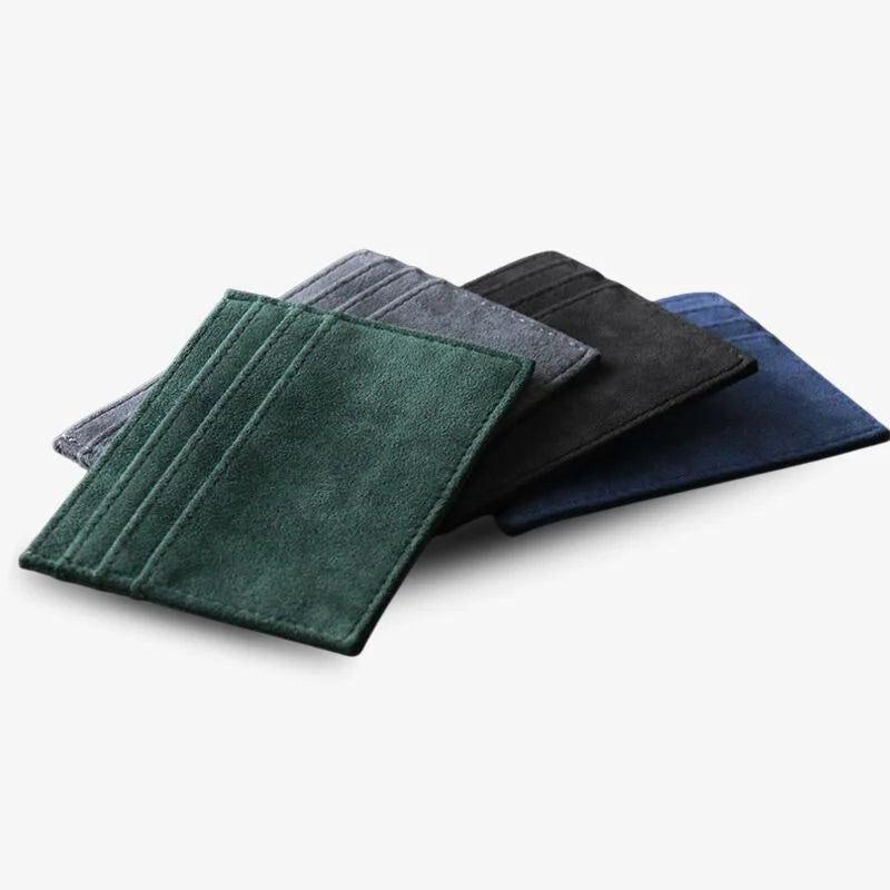 Elegantes Kartenetui aus Kunstleder für bis zu 10 Karten – Schwarz, Kompakt und Leicht für den Alltag 3