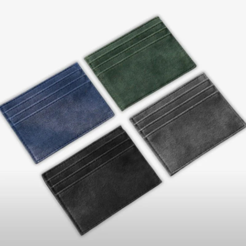 Elegantes Kartenetui aus Kunstleder für bis zu 10 Karten – Schwarz, Kompakt und Leicht für den Alltag 7