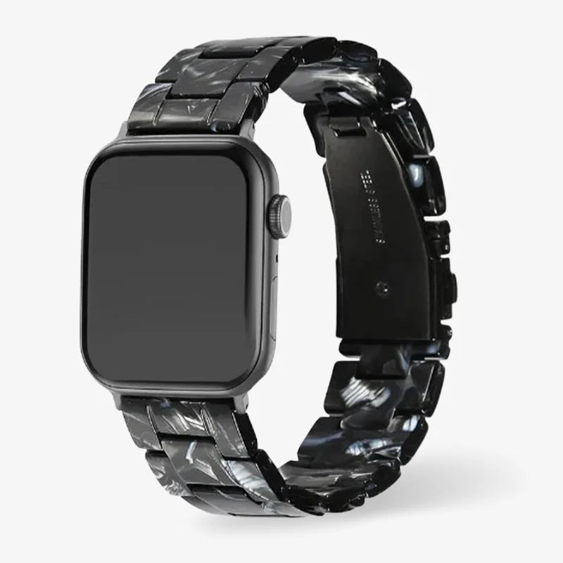 Elegantes Uhrenarmband aus Kunstharz für Apple Watch, Wasserbeständig 0