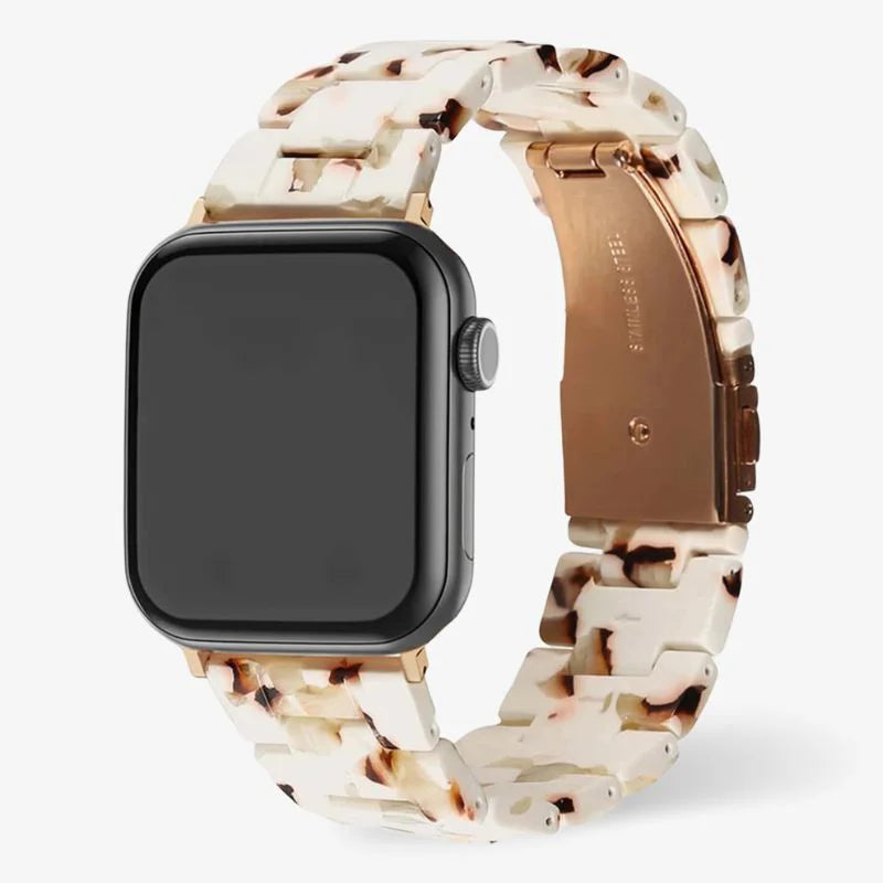 Elegantes Uhrenarmband aus Kunstharz für Apple Watch, Wasserbeständig 1