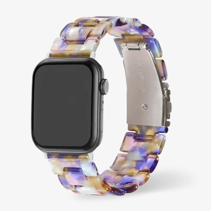 Elegantes Uhrenarmband aus Kunstharz für Apple Watch, Wasserbeständig 12