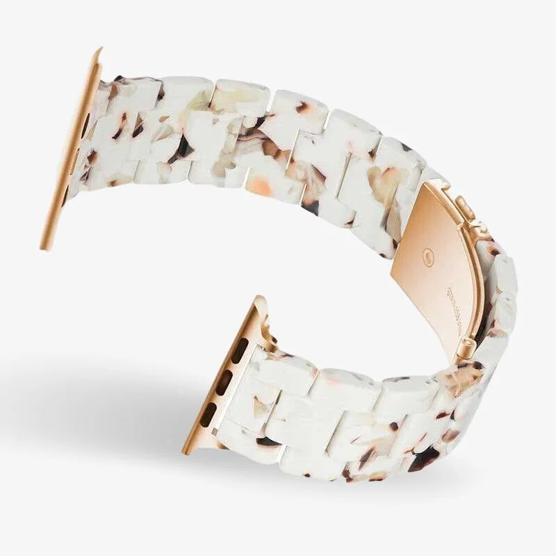 Elegantes Uhrenarmband aus Kunstharz für Apple Watch, Wasserbeständig 3