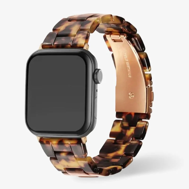 Elegantes Uhrenarmband aus Kunstharz für Apple Watch, Wasserbeständig 6