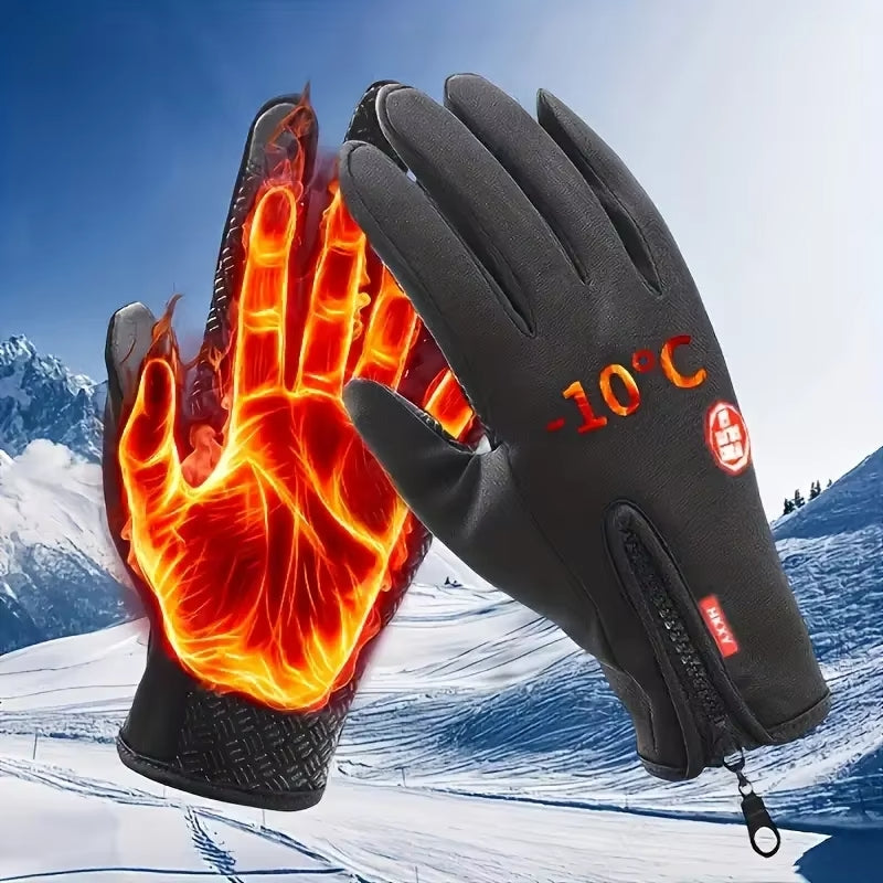 Fahrradhandschuhe Winter Herren - Wasserdicht & Thermo-Isoliert 0