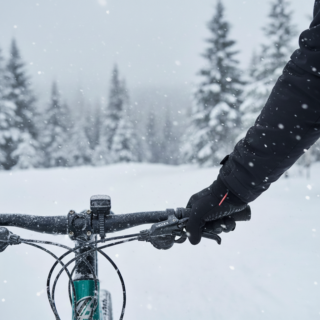 Fahrradhandschuhe Winter Herren - Wasserdicht & Thermo-Isoliert 3