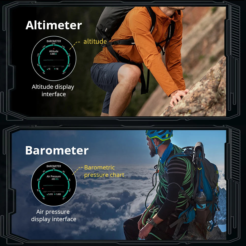 GPS-Smartwatch mit 1,43-Zoll-AMOLED-Display, Gesundheitsüberwachung und Bluetooth-Anruf – Leicht und Wasserdicht IP68 2