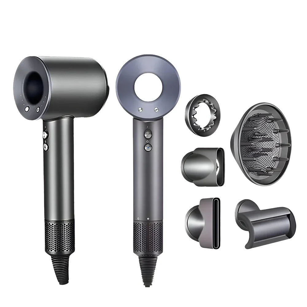 Haartrockner mit Ionen-Technologie und 5 Styling-Aufsätzen – Professioneller Föhn für Zuhause, Schnelles Trocknen, Gesunde Haare 7