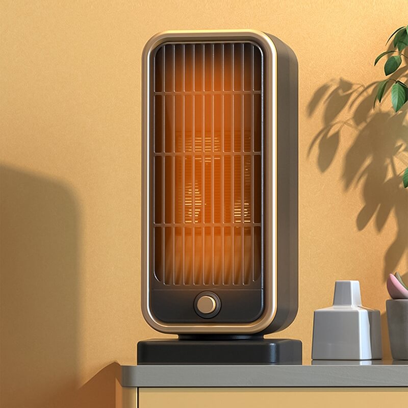 Keramik Heizlüfter 500W mit Thermostat – Energiesparend, Schnelles Heizen für Innenräume, Leise und Sicher 0