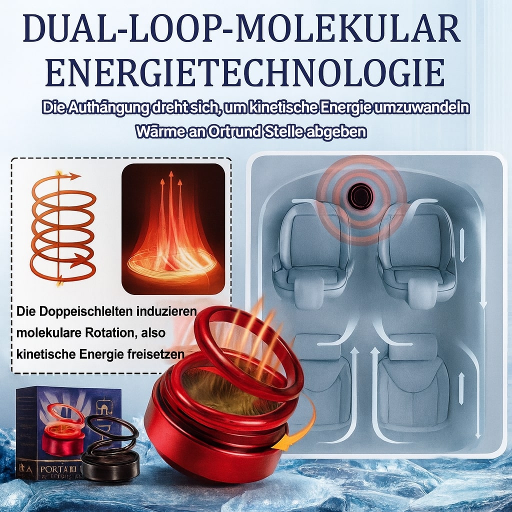 KinetiWarm - Tragbares Heizgerät für Kostenlose Wärme Ohne Strom 4