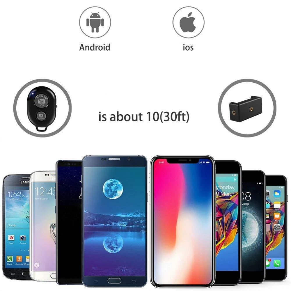 Kompaktes Smartphone Stativ mit Flexiblen Beinen und Bluetooth-Fernauslöser – Ideal für Handy Aufnahmen und Selfies 3