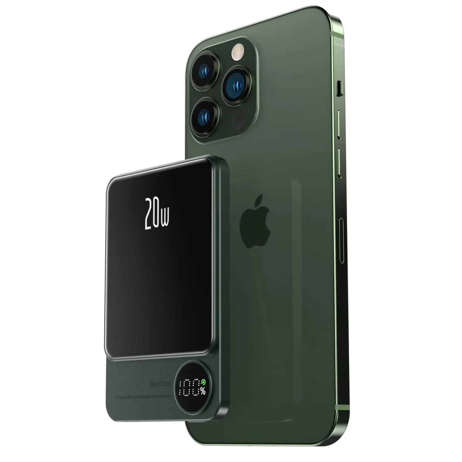 MagSafe Powerbank mit 10.000 mAh und Schnellladung – Magnetische Powerbank für iPhone und andere Geräte, tragbar und kompakt 11