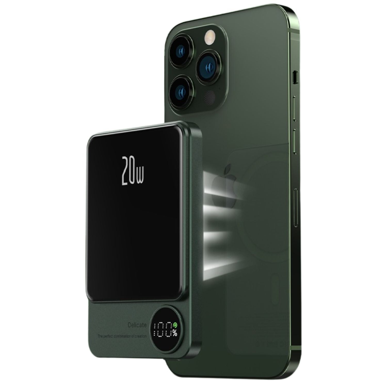 MagSafe Powerbank mit 10.000 mAh und Schnellladung – Magnetische Powerbank für iPhone und andere Geräte, tragbar und kompakt 9