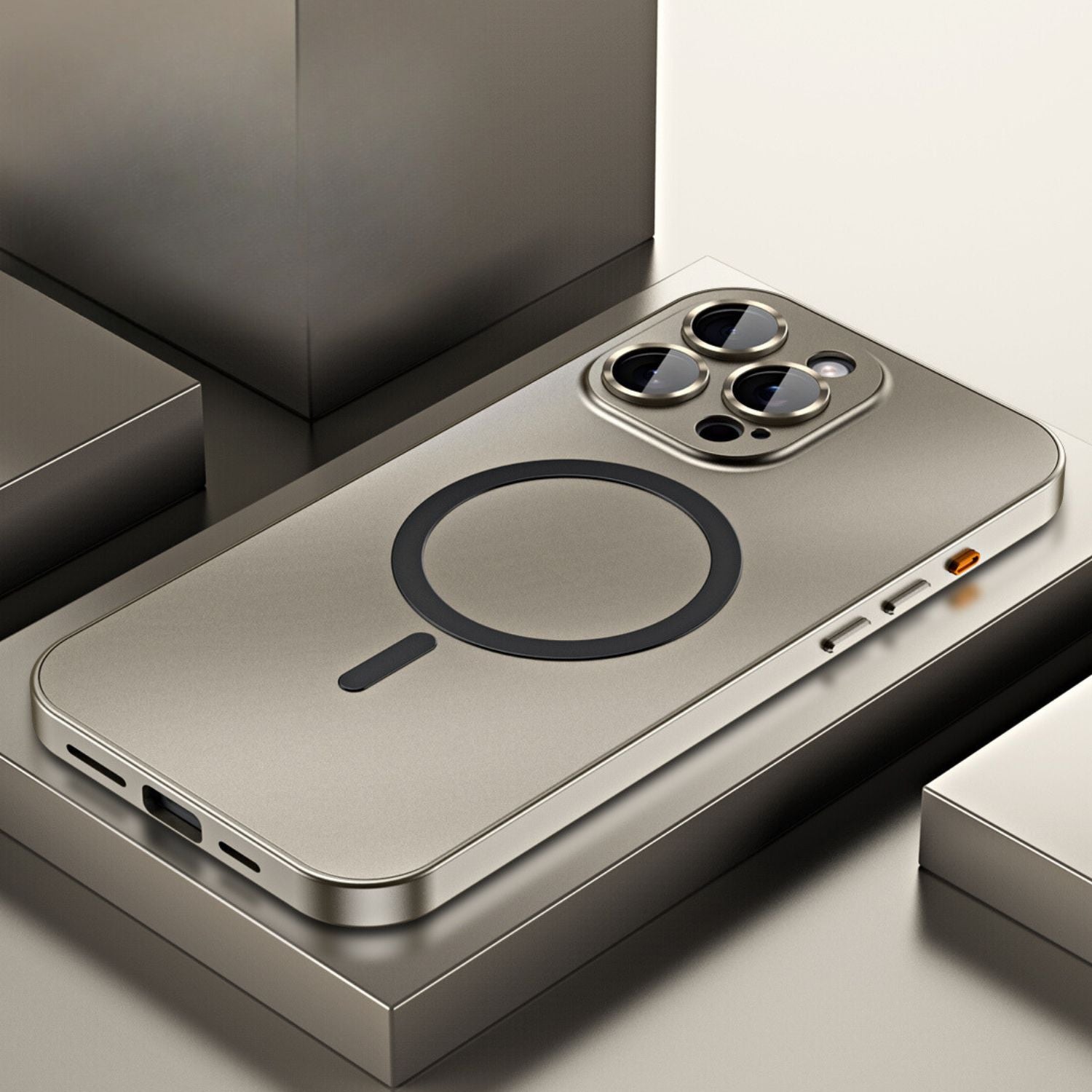 Magnetische Metallgehäuse für iPhone 14 Pro Max, Schlankes Design mit MagSafe-Technologie, Optimaler Schutz vor Stößen und Kratzern 11