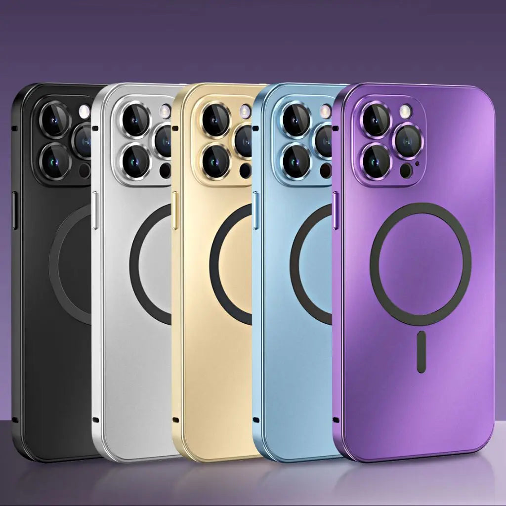Magnetische Metallgehäuse für iPhone 14 Pro Max, Schlankes Design mit MagSafe-Technologie, Optimaler Schutz vor Stößen und Kratzern 2