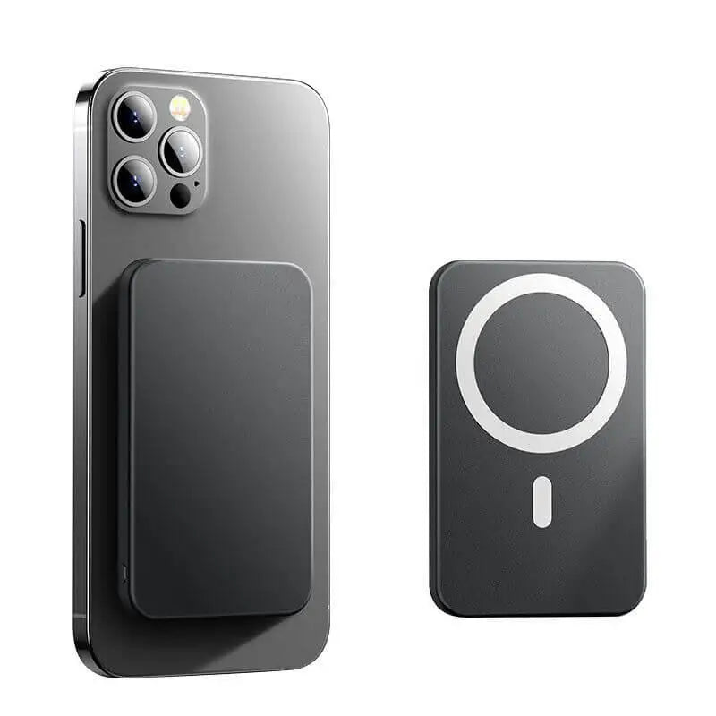 Magnetische Powerbank für iPhone mit 10000 mAh – Tragbare Magsafe Powerbank für Unterwegs, Leicht und Kompakt 0